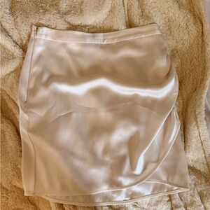 Aritzia Cream Mini Skirt